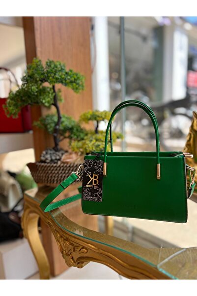 KRISTE BELL Women's Bag with Hand and Shoulder Strap Leather 7275 Green