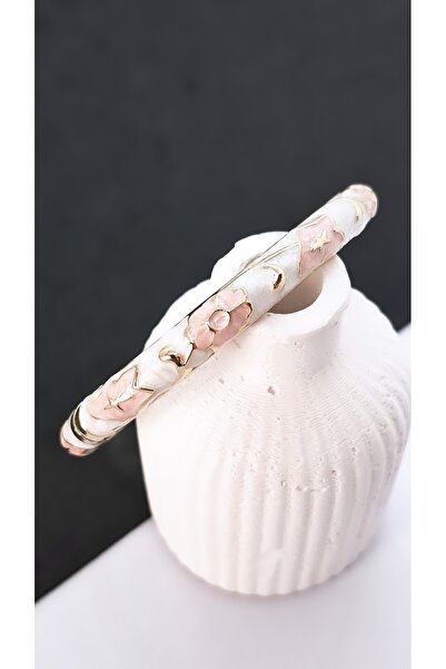 Serenity Satin Enamel Colored Gilded Brass Plated Zamak Bracelet