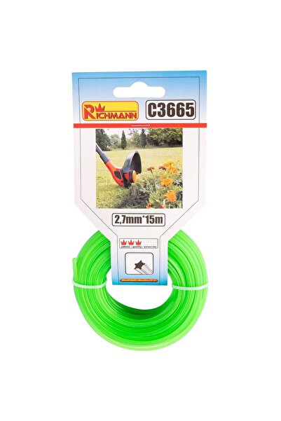 JollyMag Fir rezerva cositoare, trimmer, tip stea, 2.7 mm x 15 m, Richmann