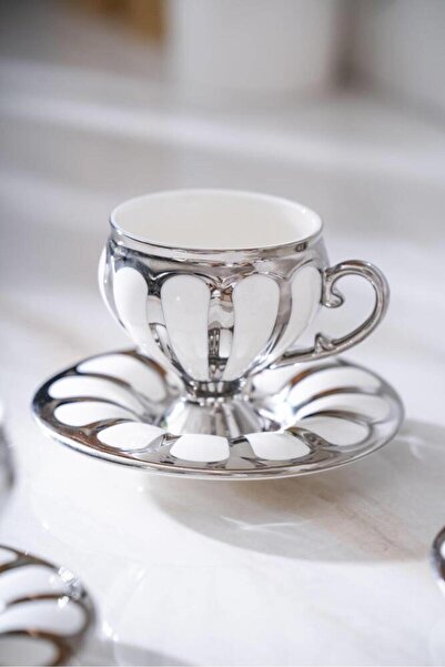 ACAR KARIUS GÜMÜŞ TEK KİŞİLİK TÜRK KAHVESİ FİNCANI