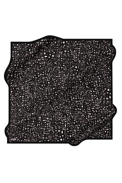 Aker 90X90 İpek Tivil Eşarp