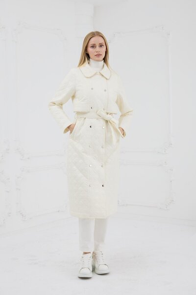 Moodbasic TAŞ ŞERİTLİ KAPİTONE UZUN KAP