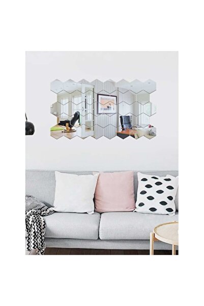 5 CONTINENTS HOME H5C Set 24 decorative hexagonal mirrors, 5 CONTINENTS HOME H5C