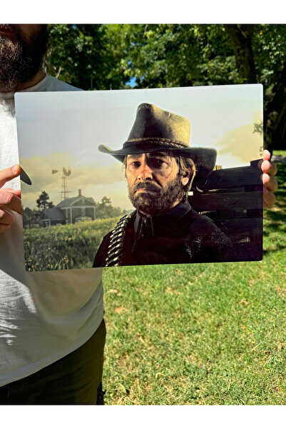 İmposter Gift Red Dead Redemption RDR Arthur Morgan Metal Poster 2 Yüksek Kalite Duvar Posteri