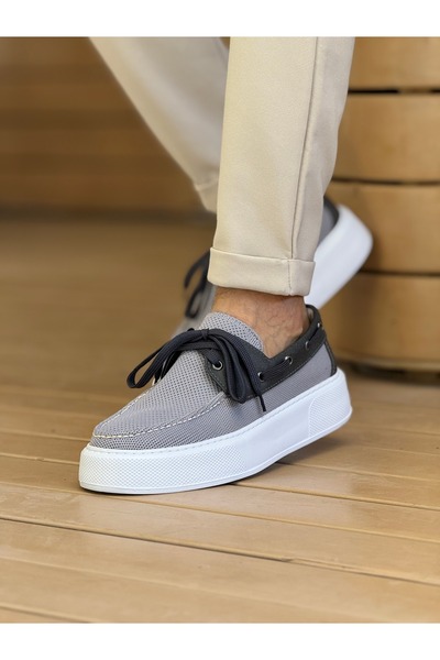 Chekich Ch2602 - Knitwear Men's Shoes Anthracite