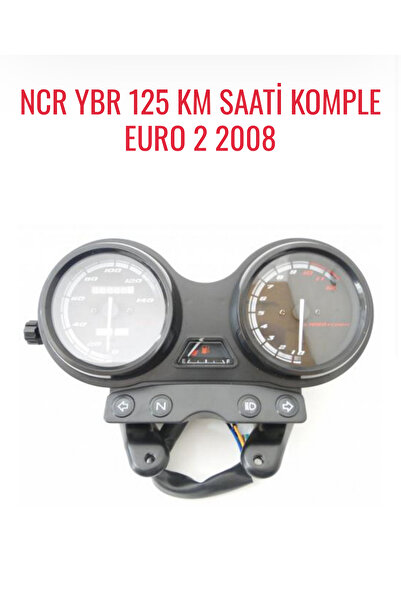 NCR KM SAATİ EURO 2008 KOMPLE YAMAHA YBR 125 MOTOSİKLET GÖSTERGE