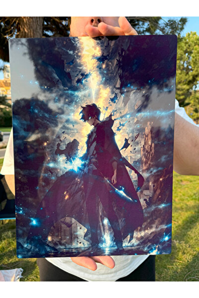 İmposter Gift Solo Leveling Metal Poster 2 Yüksek Kalite Duvar Posteri
