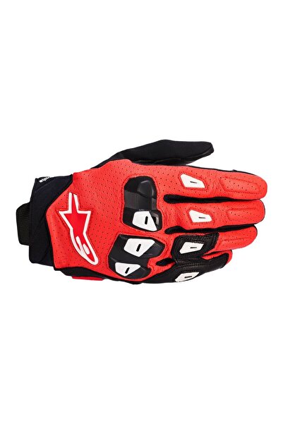 Alpinestars SP X 7 Korumalı Motosiklet Eldiveni Siyah Kırmızı Beyaz