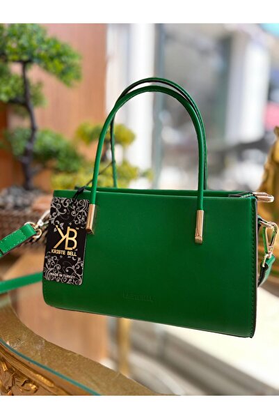 KRISTE BELL Women's Bag with Hand and Shoulder Strap Leather 7275 Green