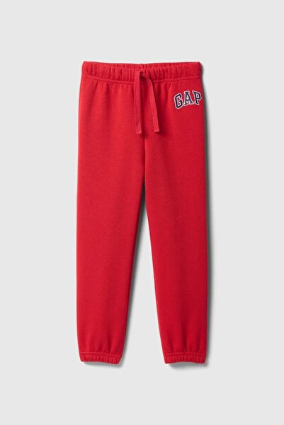 GAP Logo Fleece Jogger Erkek Bebek Kırmızı Eşofman Altı