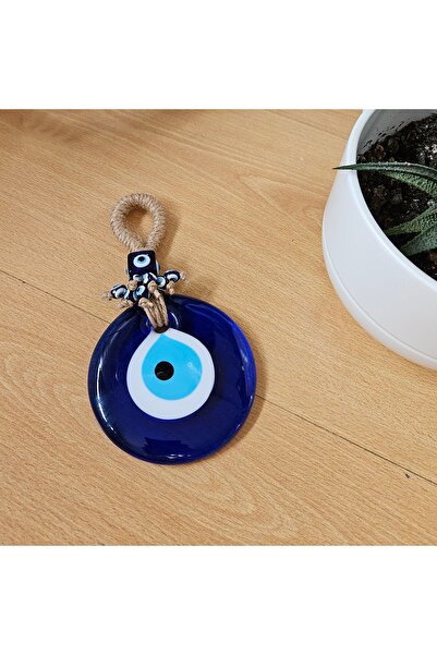 Sylvery Jewels - زجاجة حائط زجاجية مقاس 16 سم × 9 سم - مزودة بحبل تعليق وزينة من الخرز - معبأة في صندوق