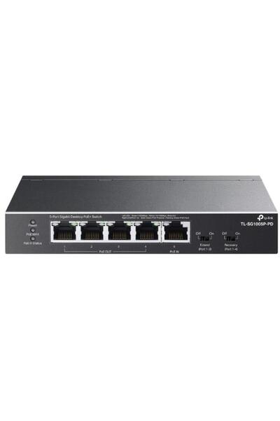 TP-LINK Switch TL-SG1005P-PD, 5 porturi, Gigabit, PoE
