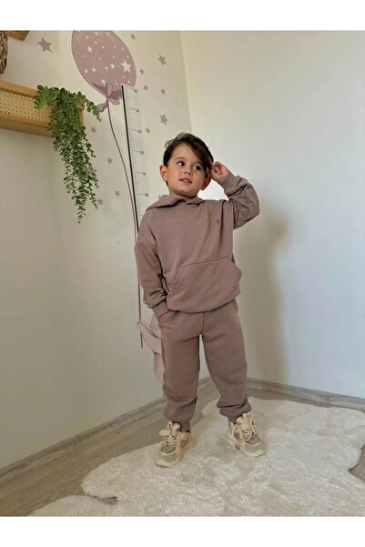 QUEEN KİDS مجموعة كوين كيدز للأولاد 5006 باللون البني