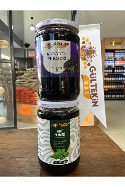 GÜLTEKİN BAL NANE PEKMEZİ 800 GRAM & KARADUT PEKMEZİ 800 GRAM