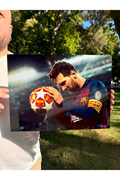 İmposter Gift Messi Metal Poster Yüksek Kalite Duvar Posteri