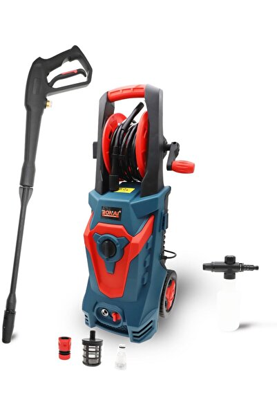 Bonai غسالة ضغط عالية الطاقة للسيارات، 1500 وات - 3000 وات، ضغط قابل للتعديل من 90 إلى 400 بار، تدفق 5.5 لتر/دقيقة، fo
