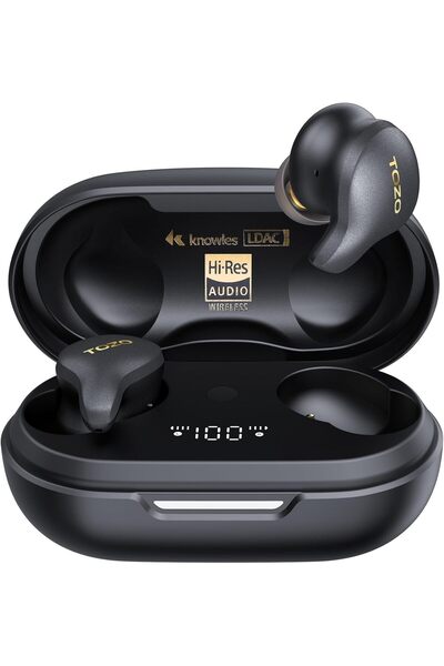 TOZO سماعات أذن لاسلكية Golden X1 مزودة بمحرك متوازن ومحرك ديناميكي هجين