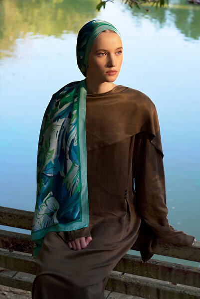 ED Scarf Inspired Limerence Desen Şal - Yeşil