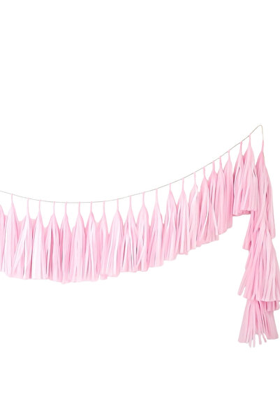 Le Mabelle Pembe Püskül Dekor Parti Süsü