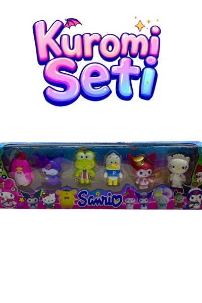 Furkan Toys Kuromi 6 Lı Figür Oyuncak Seti