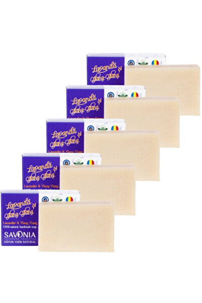 Savonia Set of 5 - Lavender and Ylang Ylang Soap,
