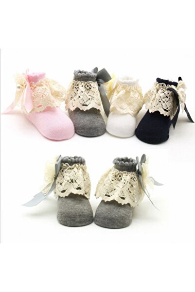 JollyMag Ciorapei cu perluta Drool (Culoare: Alb)