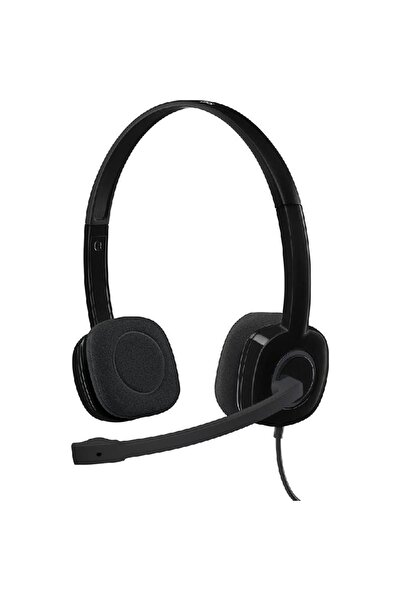 logitech سماعات رأس ستيريو H151 فوق الأذن