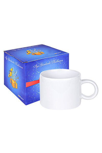 Borambalaj Striped Motto Cup Mug