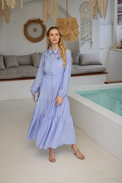 Moodbasic Kup Detailed Accessories Zippered Dress