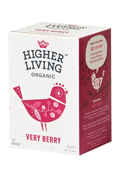 JollyMag Ovocný čaj VERY BERRY, 15 sáčků, Higher Living