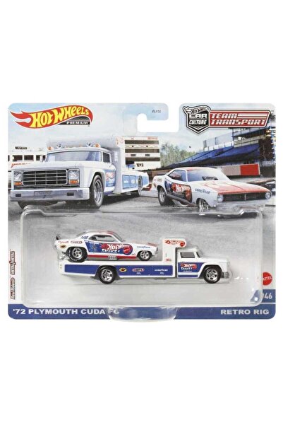 HOT WHEELS Team Transport Premium 72 Plymouth Cuda Fc