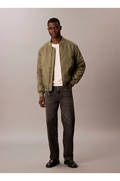 Calvin Klein Erkek Marka Logolu Şık Görünüşlü Kış Kullanımına Uygun Yeşil Mont LV04RC526G LDY