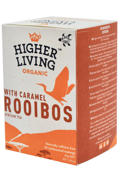 JollyMag Ceai ROOIBOS si CARAMEL , 20 plicuri, Higher Living