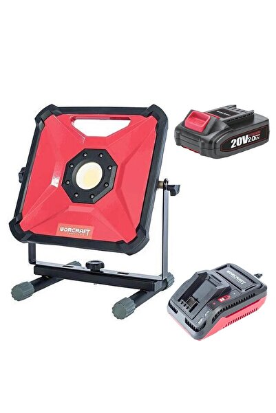 JollyMag Proiector lucru, LED COB, 20V Li-Ion, cu acumulator 2 Ah, incarcator...