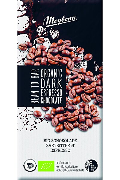 JollyMag Ciocolata neagra cu espresso nibs, bio, 100g, Meybona