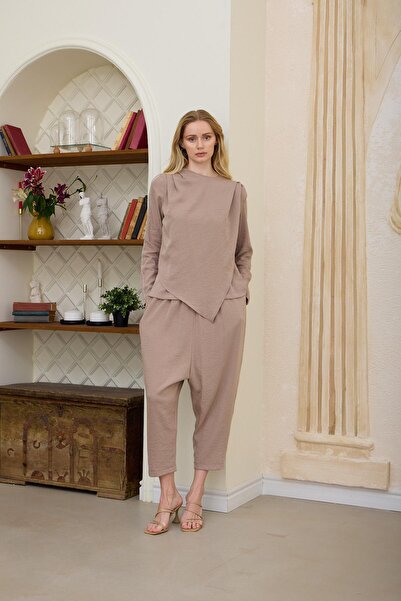 Moodbasic ZİNCİR ŞERİT AKSESUARLI ŞALVAR TAKIM