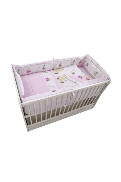 JollyMag Lenjerie MyKids Teddy Play Pink M2 4+1 Piese 120x60