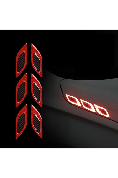 JollyMag Set 2 stickere reflectorizante DIAMOND cu insertie Carbon 5D, culoar...