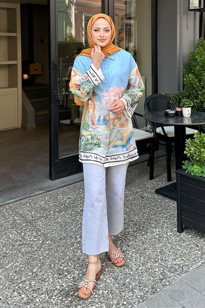 Ovn. Bologna Linen Shirt - Blue