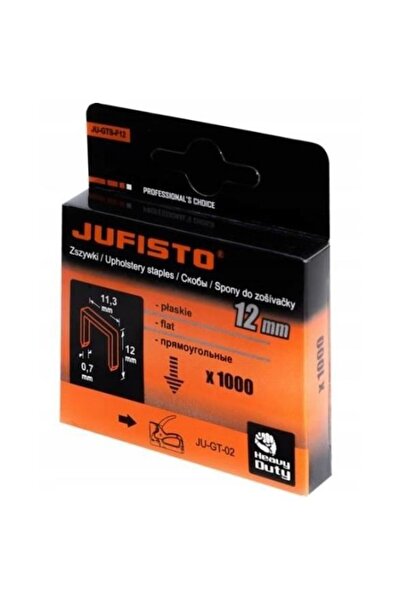 JollyMag Staples type J/53, 12 mm, 1000 pcs, Jufisto