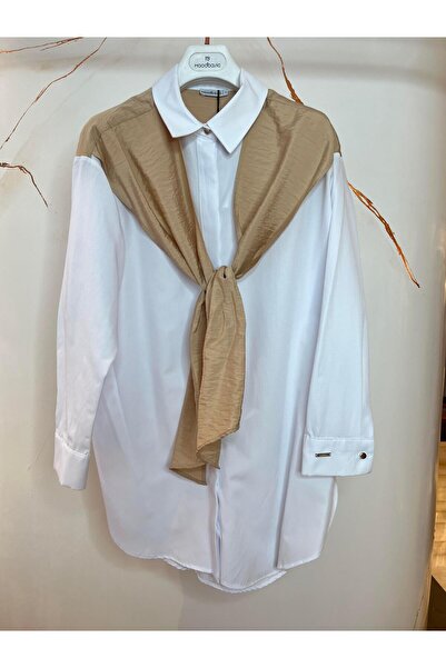 Moodbasic GARNİ BAĞLAMA DETAYLI GÖMLEK