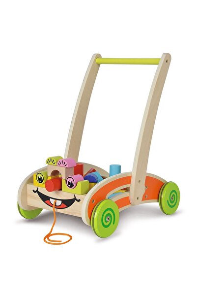 JollyMag Carucior Eichhorn Activity Walker cu 35 cuburi