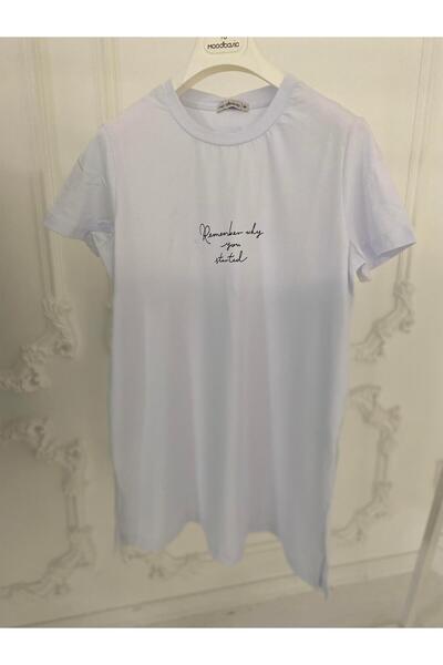 Moodbasic YAZILI BASKILI T-SHIRT