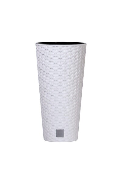 JollyMag Ghiveci de flori, Prosperplast, Rato Tubus, rotund inalt, 64 L, imit...