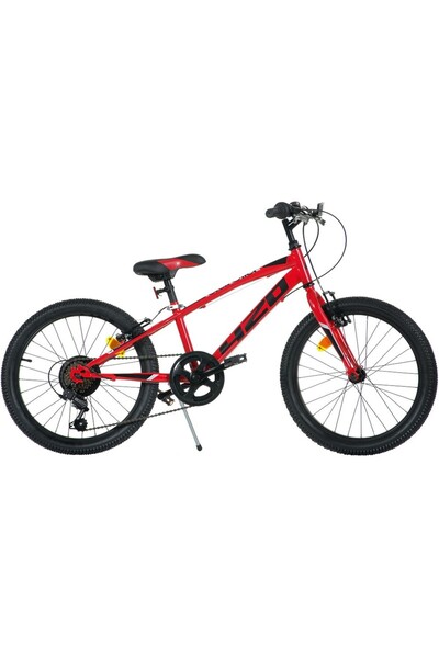 JollyMag Bicicleta copii Dino Bikes 20' MTB baieti Sport rosu cu 6 viteze