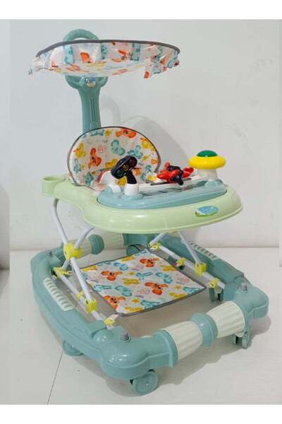 kiddoz مشاية أطفال متعددة الوظائف - أخضر نعناعي