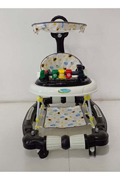 kiddoz مشاية أطفال متعددة الوظائف - أسود