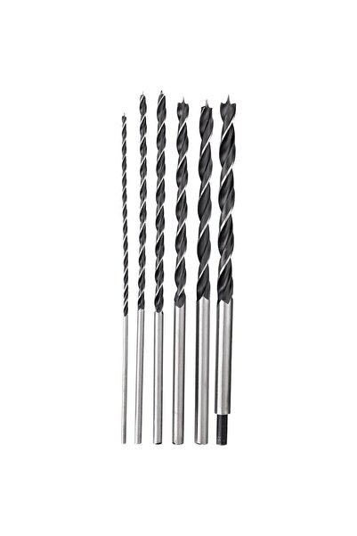 JollyMag Set 6 burghie lungi pentru lemn, 4-14 mm, Richmann