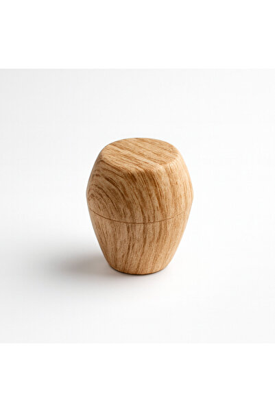 NZB Mobilya Mutfak Dolap Dolabı Çekmece Kulpu Kulbu Plastik Tek Vidalı Kulp Düğme Açık Ceviz Renk