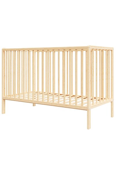 JollyMag Wooden children's bed Hubners Dominic 120x60 cm natural